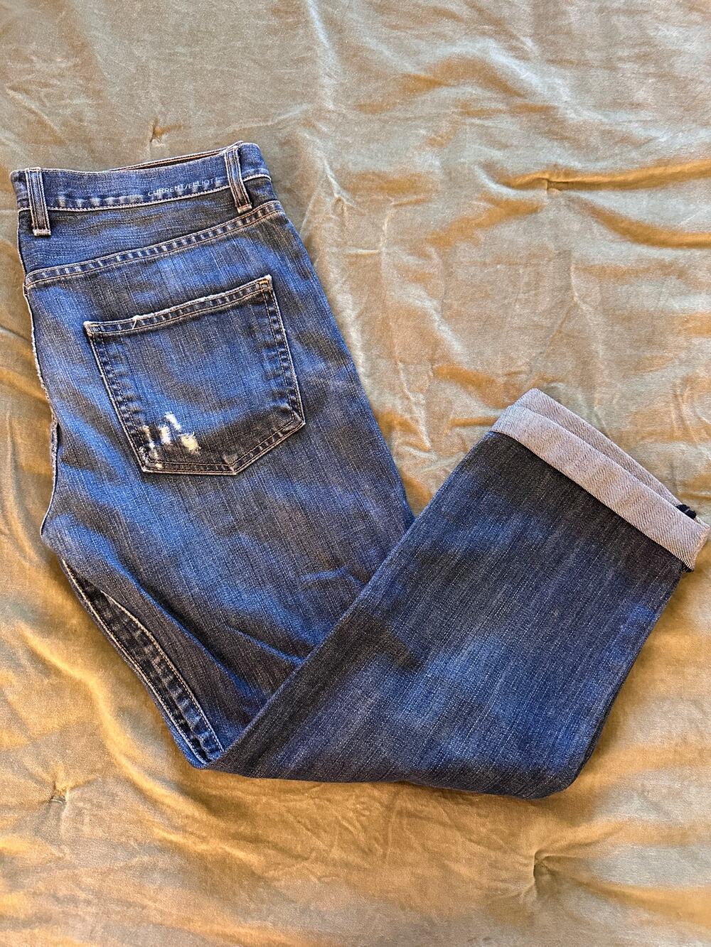 Current/Elliot Loved Destroy Medium Wash Jeans size 26